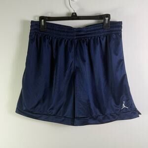 Vintage Nike Jordan Basketball Shorts Mens XL Blue Polyester Jumpmen